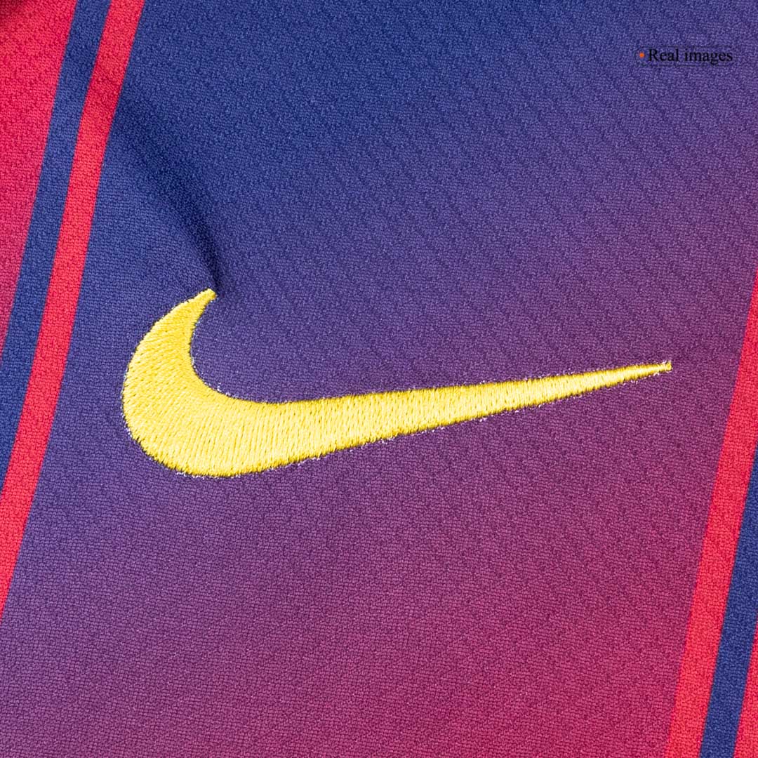 Men's Barcelona 2025/26 Home Long Sleeve Soccer Jersey product view 7