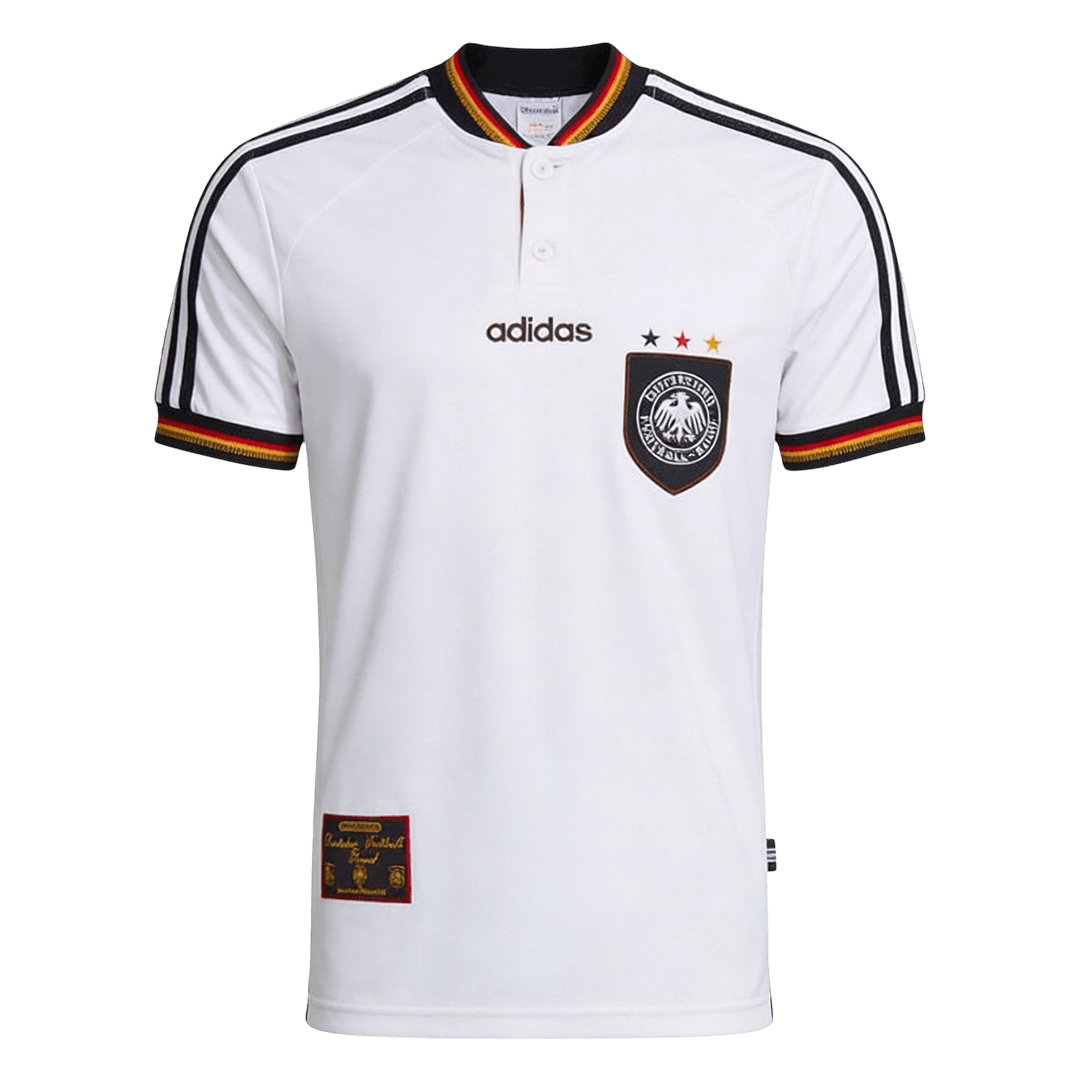 Retro Men's Germany 1996 Home Soccer Jersey product view 1