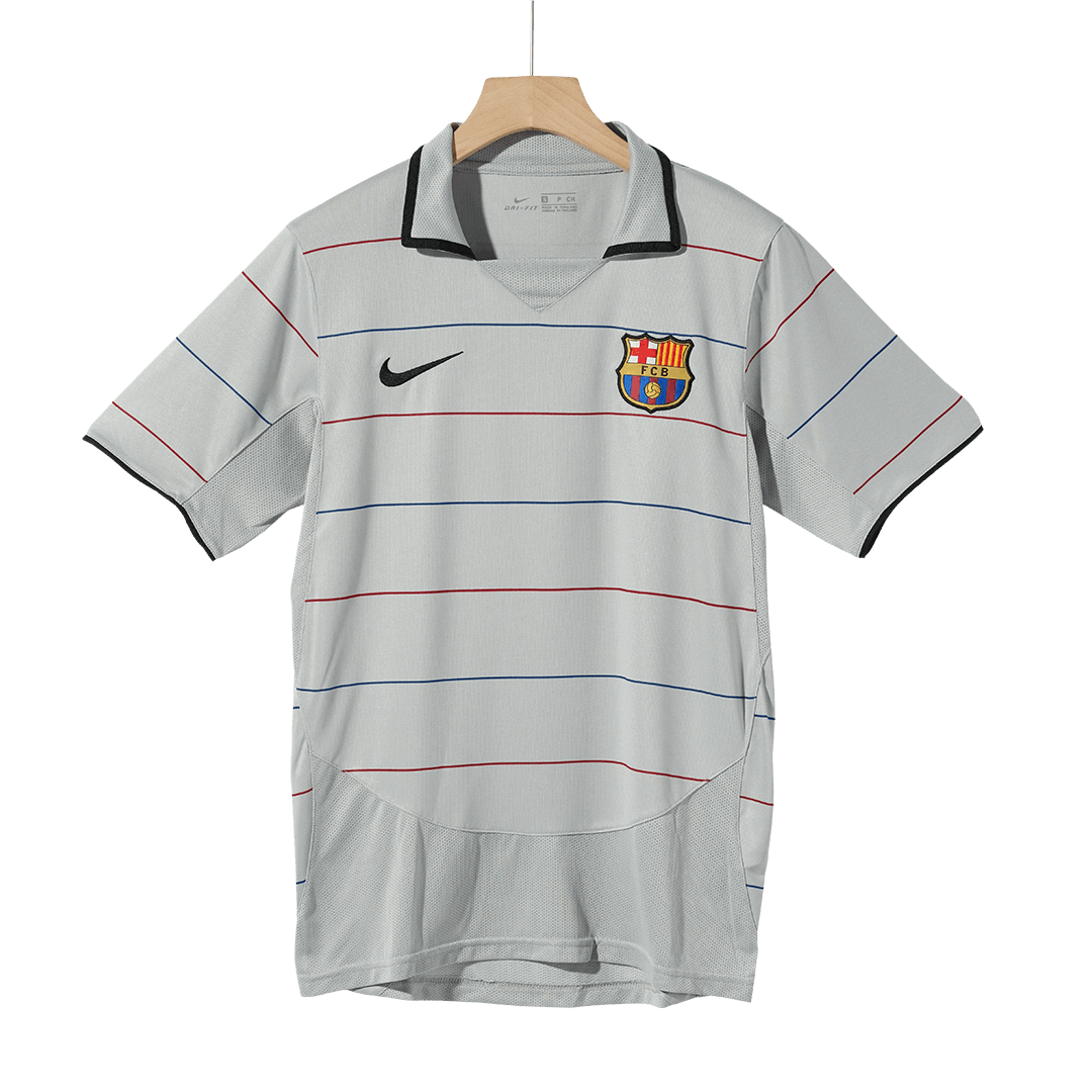 Retro Men's Barcelona 2003/04 Away Soccer Jersey product view 1