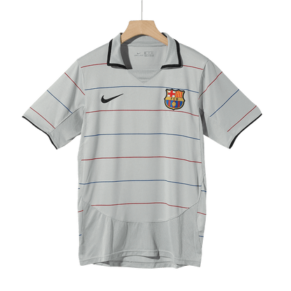 Retro Men's Barcelona 2003/04 Away Soccer Jersey product view 1