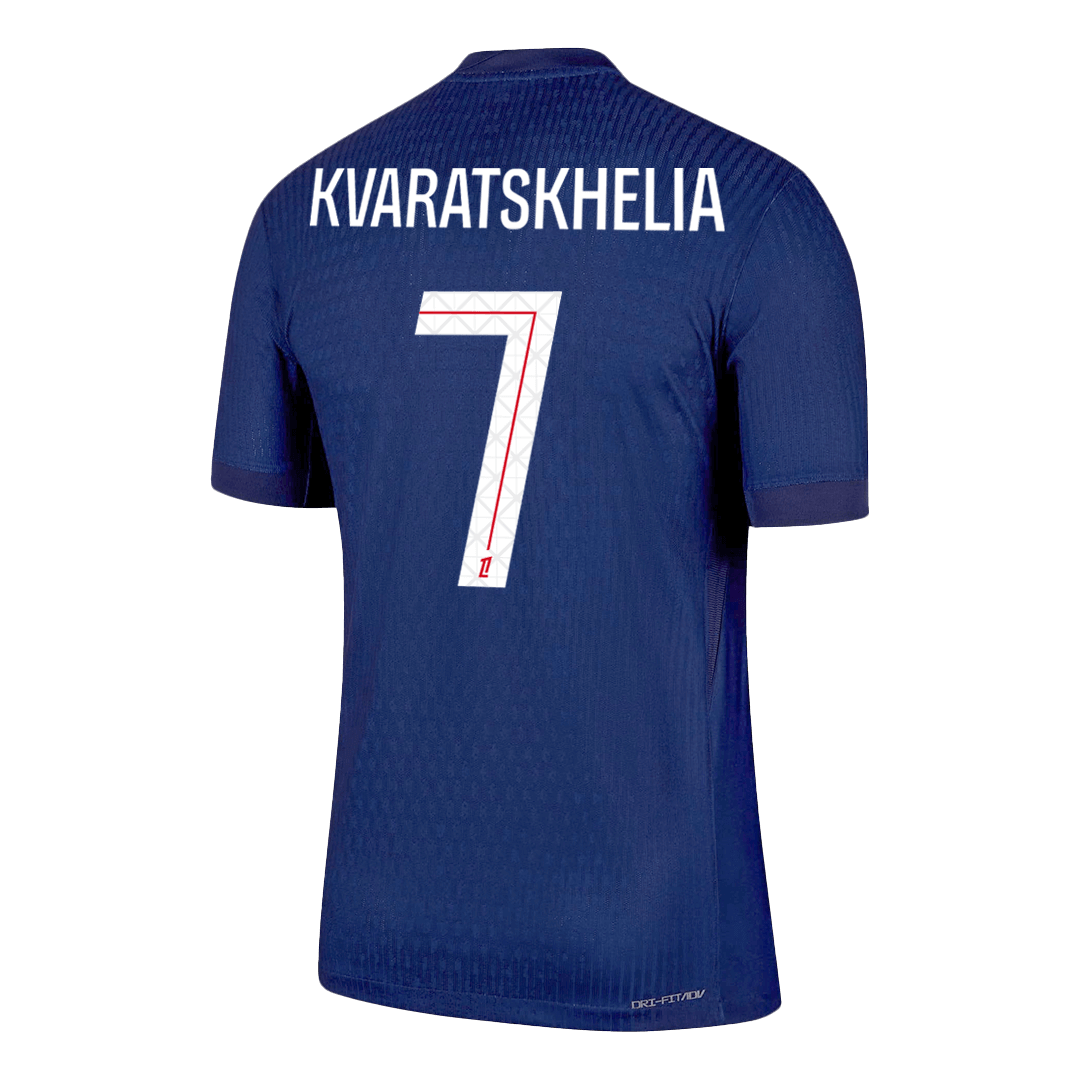 KVARATSKHELIA #7 Men's PSG 2025/26 Player Version Home Soccer Jersey - Slim Fit product view 9