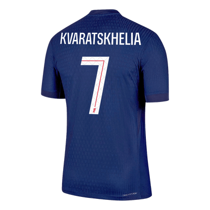 KVARATSKHELIA #7 Men's PSG 2025/26 Player Version Home Soccer Jersey - Slim Fit product view 9