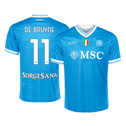 DE BRUYNE #11 Men's Napoli 2025/26 Home Soccer Jersey product view 1