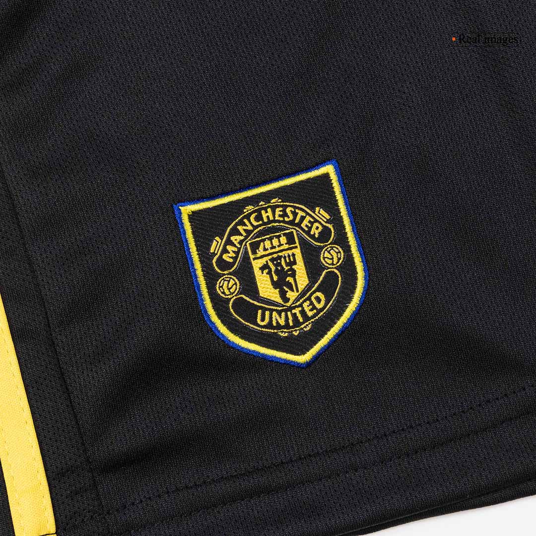 Kid's Manchester United 2025/26 Third Away Soccer Jersey Kit