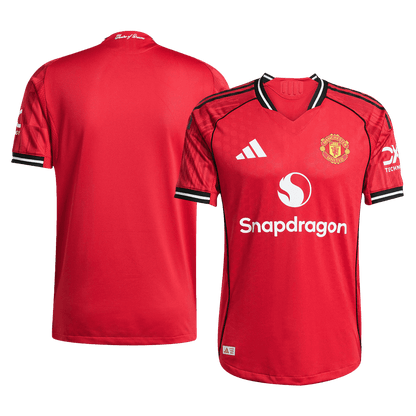 Men's Manchester United 2025/26 Player Version Home Soccer Jersey - Slim Fit product view 11