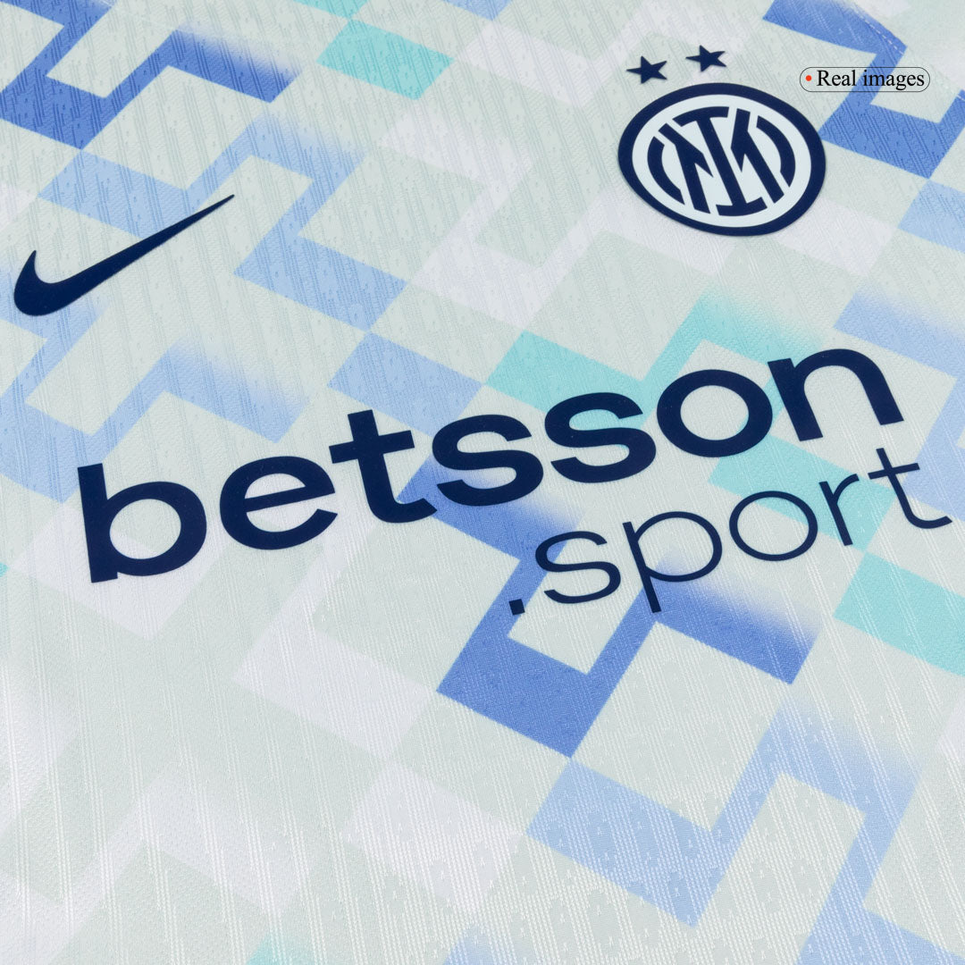 DUMFRIES #2 Men's Inter Milan 2025/26 Player Version Away Soccer Jersey - Slim Fit product view 5