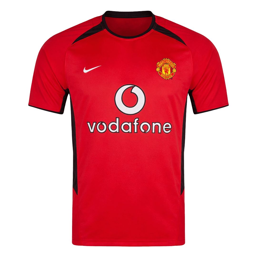 Retro Men's Manchester United 2002/04 Home Soccer Jersey product view 1