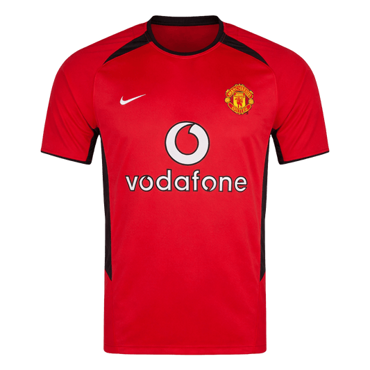 Retro Men's Manchester United 2002/04 Home Soccer Jersey product view 1