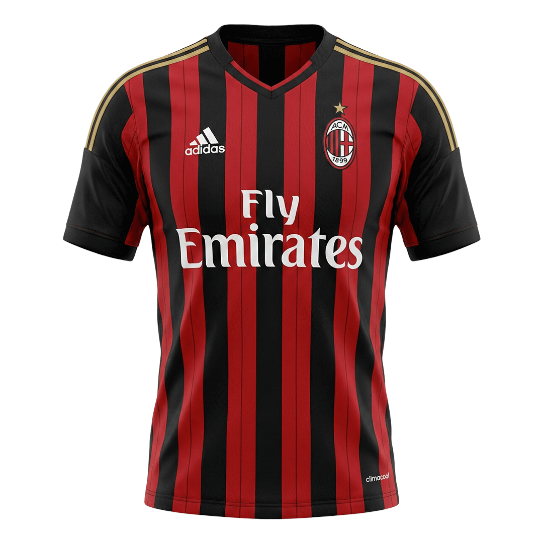 Retro Men's AC Milan 2013/14 Home Soccer Jersey product view 1
