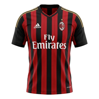 Retro Men's AC Milan 2013/14 Home Soccer Jersey product view 1