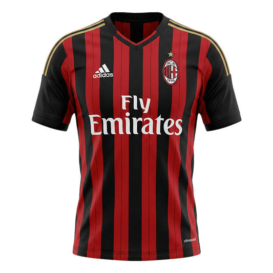 Retro Men's AC Milan 2013/14 Home Soccer Jersey product view 1