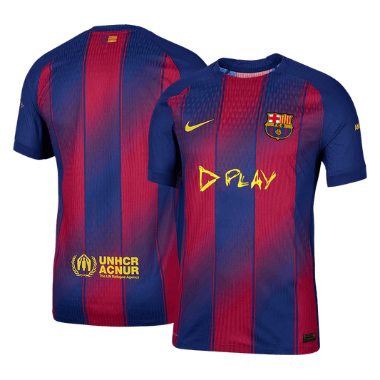 Men's Barcelona 2025/26 Player Version Home Soccer Jersey - Slim Fit product view 2
