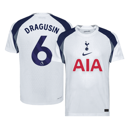 DRAGUSIN #6 Men's Tottenham Hotspur 2025/26 Player Version Home Soccer Jersey - Slim Fit product view 1