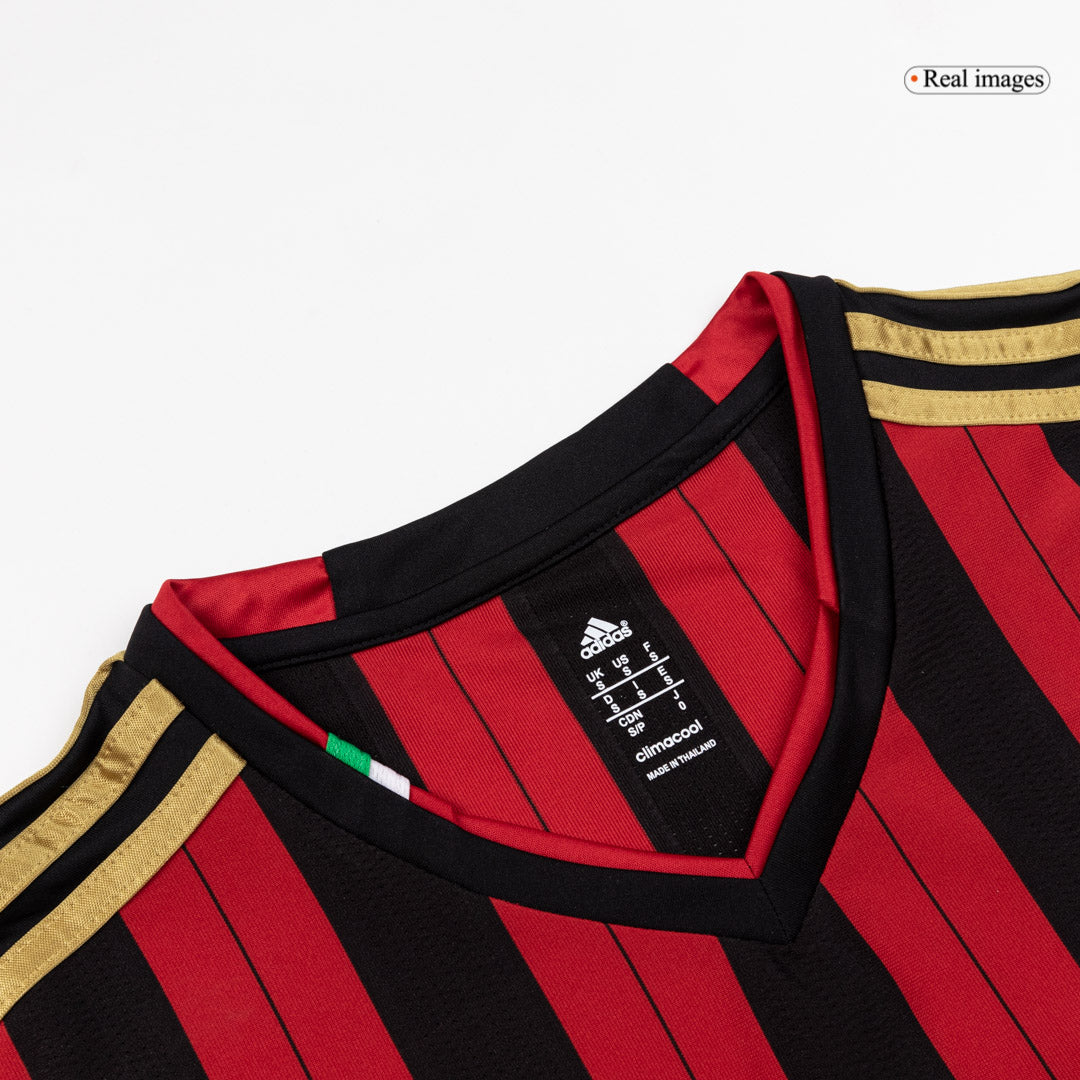 Retro Men's AC Milan 2013/14 Home Long Sleeve Soccer Jersey product view 8