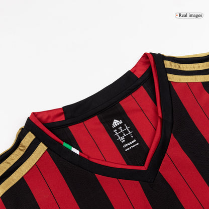 Retro Men's AC Milan 2013/14 Home Long Sleeve Soccer Jersey product view 8