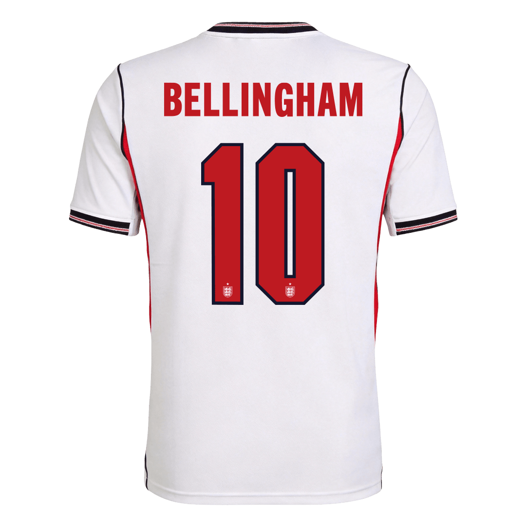 BELLINGHAM #10 Men's England World Cup 2026 Home Soccer Jersey product view 3