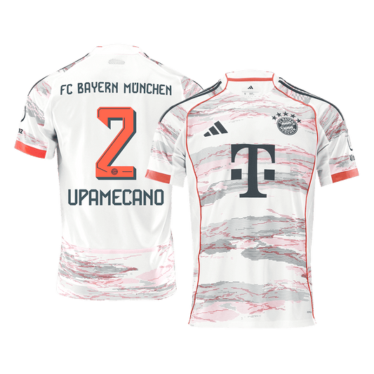UPAMECANO #2 Men's Bayern Munich 2025/26 Away Soccer Jersey product view 1