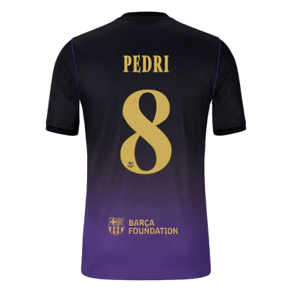 PEDRI #8 Men's Barcelona UCL 2026/27 Player Version Away Soccer Jersey product view 3