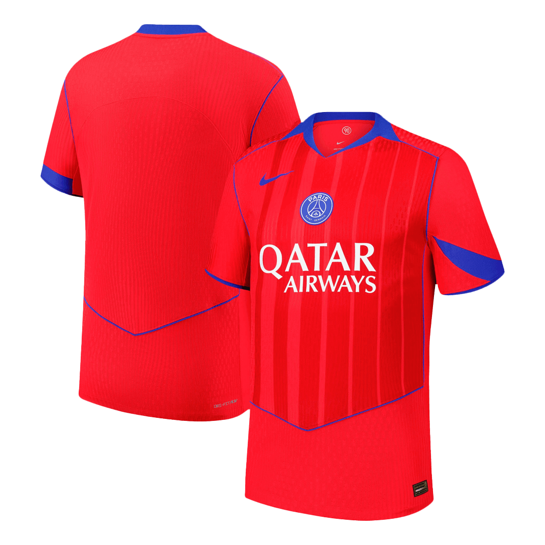 Men's PSG 2025/26 Player Version Third Away Soccer Jersey - Slim Fit