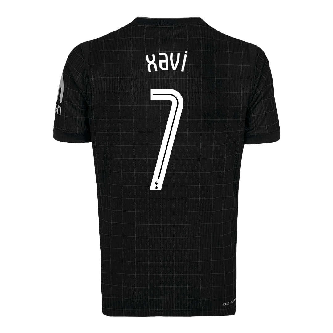 XAVI #7 Men's Tottenham Hotspur UCL 2025/26 Away Soccer Jersey product view 10