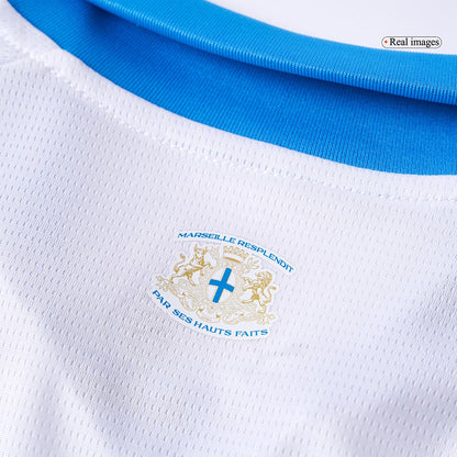 Kid's Marseille 2025/26 Home Soccer Jersey Kit