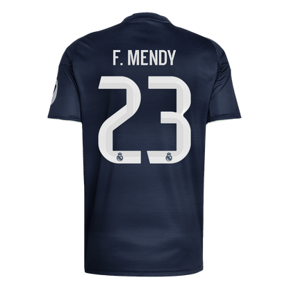 F.MENDY #23 Men's Real Madrid 2025/26 Away Soccer Jersey Premium product view 11