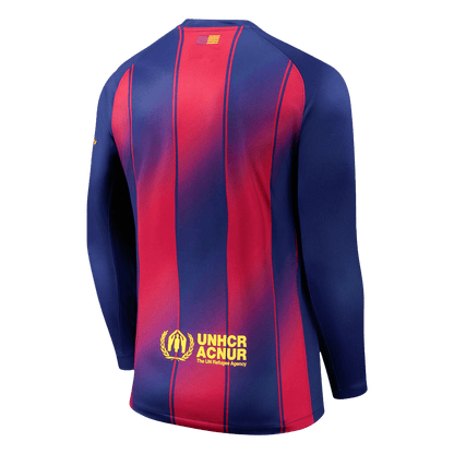Men's Barcelona 2025/26 Home Long Sleeve Soccer Jersey product view 11