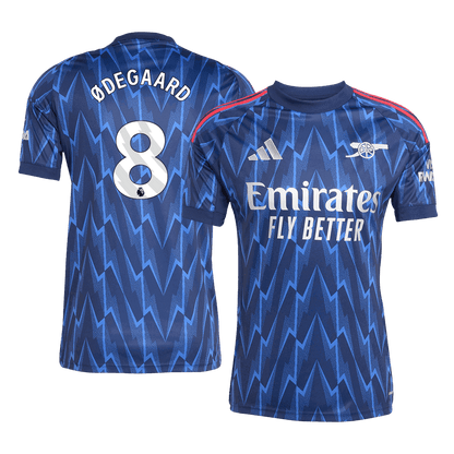 ØDEGAARD #8 Men's Arsenal 2025/26 Away Soccer Jersey product view 1