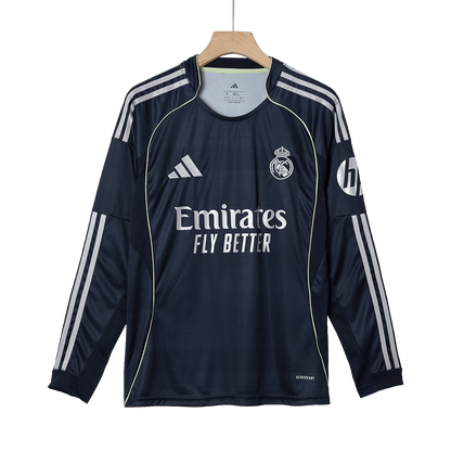 Men's Real Madrid 2025/26 Away Long Sleeve Soccer Jersey product view 10