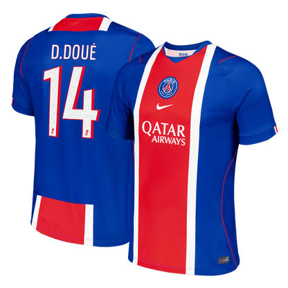 D.DOUÉ #14 Men's PSG 2026/27 Home Soccer Jersey product view 1