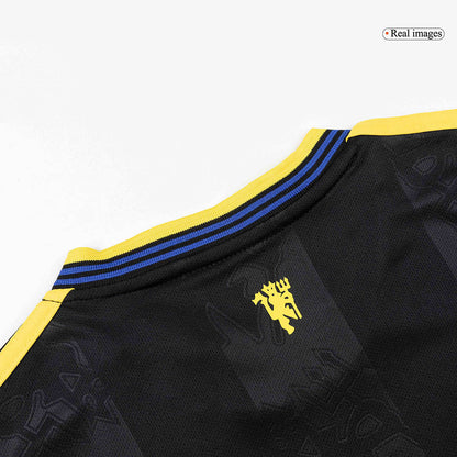 Kid's Manchester United 2025/26 Third Away Soccer Jersey Kit