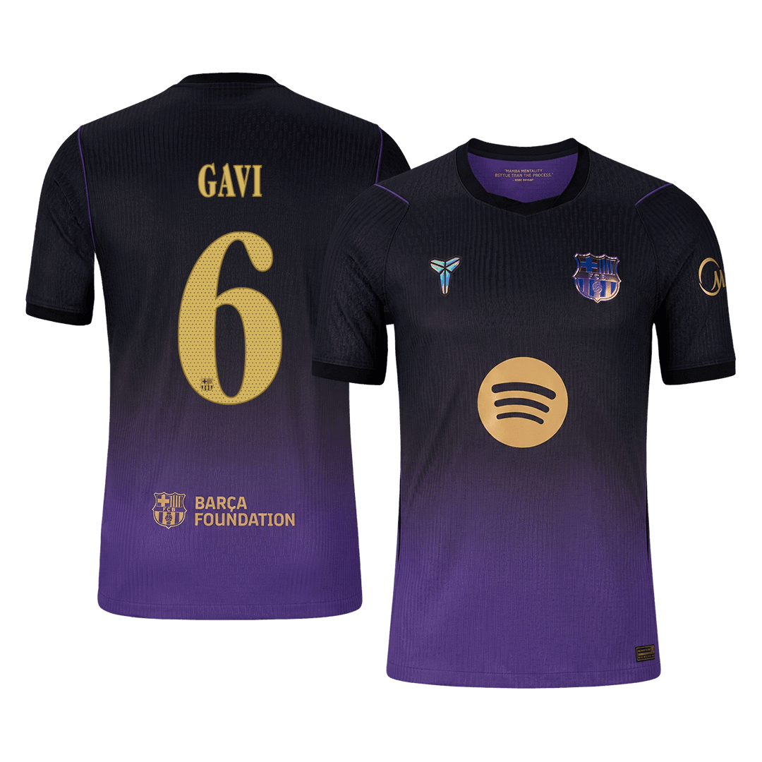 GAVI #6 Men's Barcelona UCL 2026/27 Player Version Away Soccer Jersey product view 1