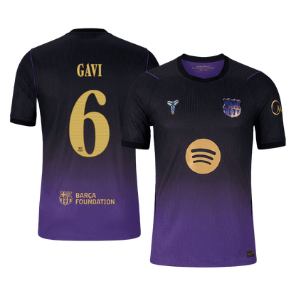 GAVI #6 Men's Barcelona UCL 2026/27 Player Version Away Soccer Jersey product view 1