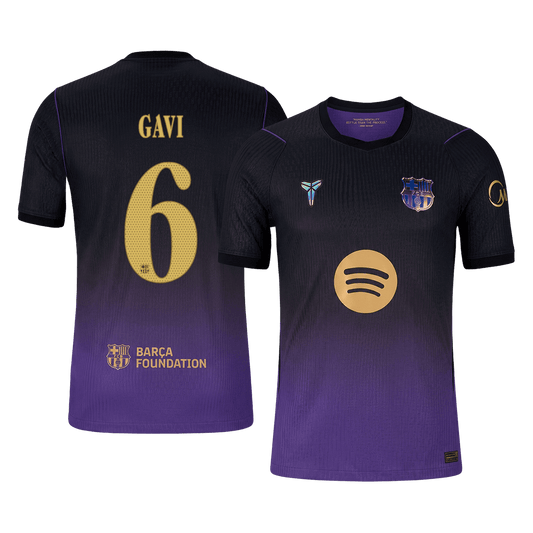 GAVI #6 Men's Barcelona UCL 2026/27 Player Version Away Soccer Jersey product view 1