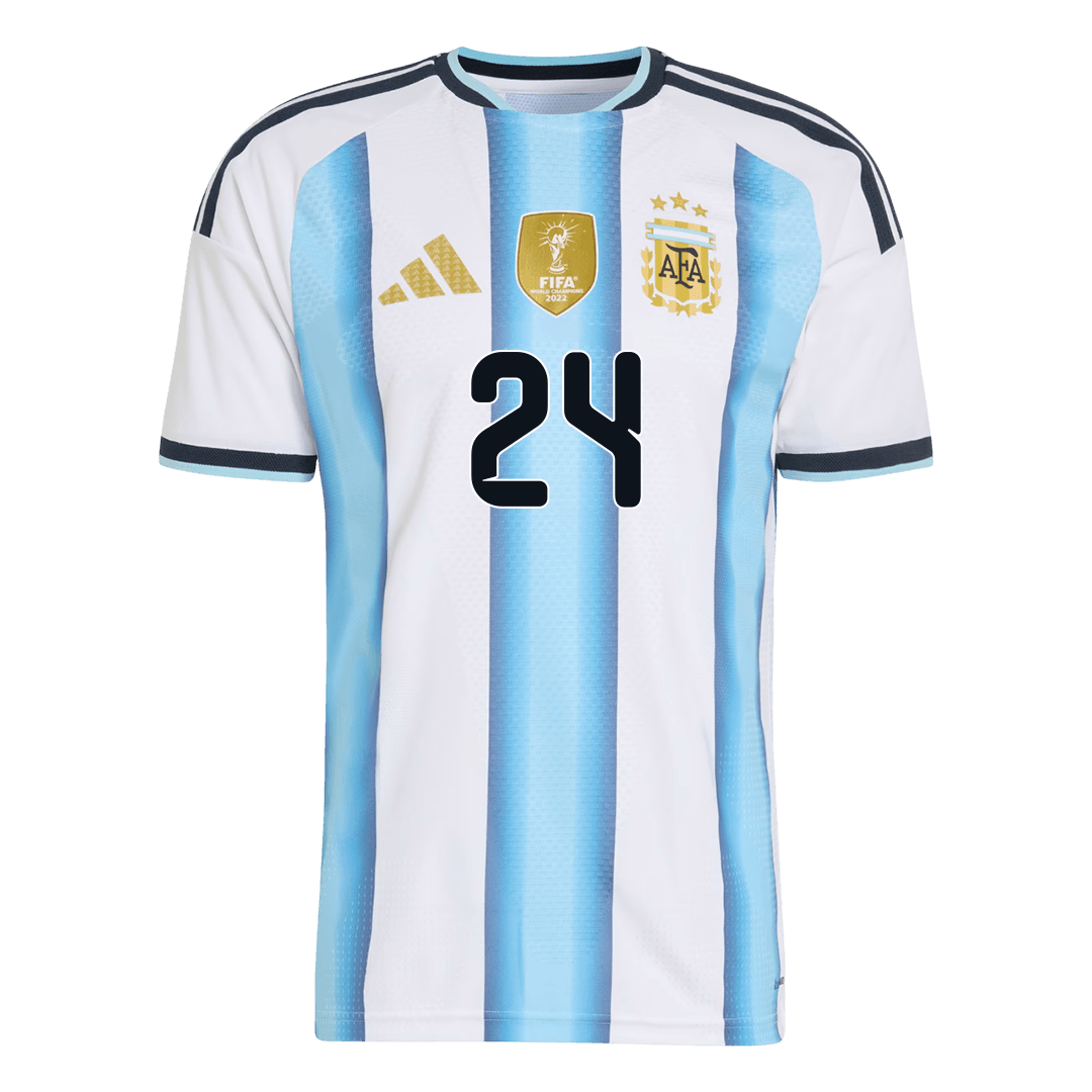 E. FERNÁNDEZ #24 Men's Argentina World Cup 2026 Player Version Home Soccer Jersey - Slim Fit product view 2