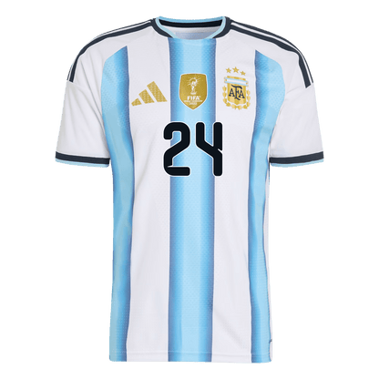 E. FERNÁNDEZ #24 Men's Argentina World Cup 2026 Player Version Home Soccer Jersey - Slim Fit product view 2
