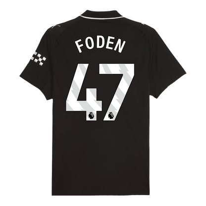 FODEN #47 Men's Manchester City 2025/26 Player Version Away Soccer Jersey - Slim Fit product view 4