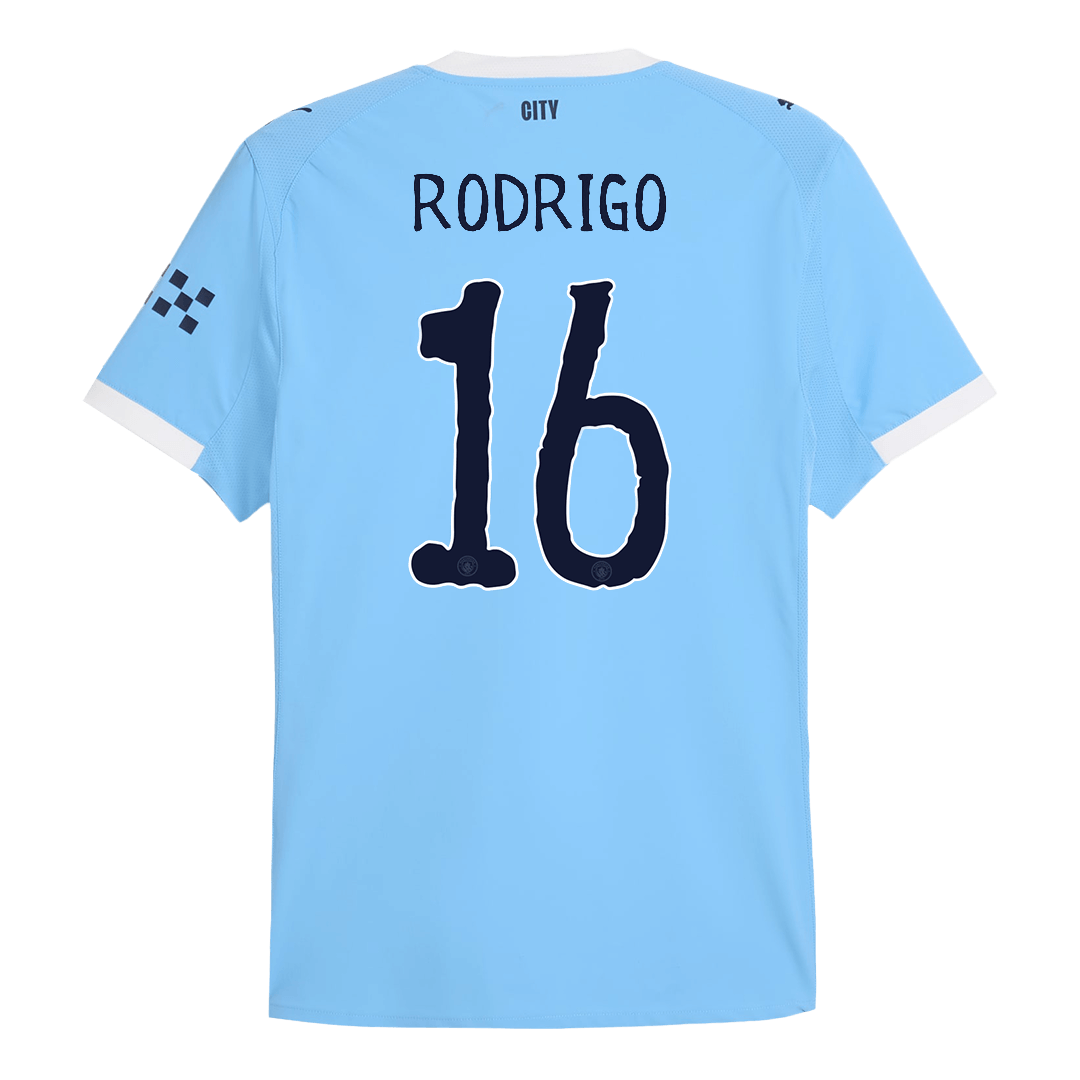 RODRIGO #16 Men's Manchester City World Cup 2025/26 Player Version Home Soccer Jersey - Slim Fit product view 13