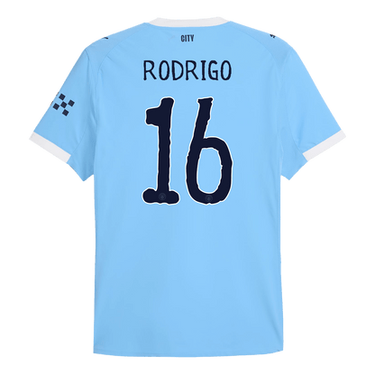 RODRIGO #16 Men's Manchester City World Cup 2025/26 Player Version Home Soccer Jersey - Slim Fit product view 13