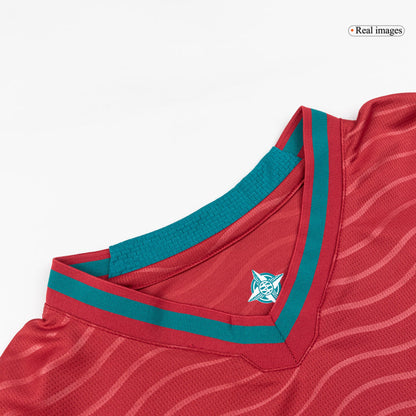 Men's Portugal World Cup 2026 Home Long Sleeve Soccer Jersey product view 7
