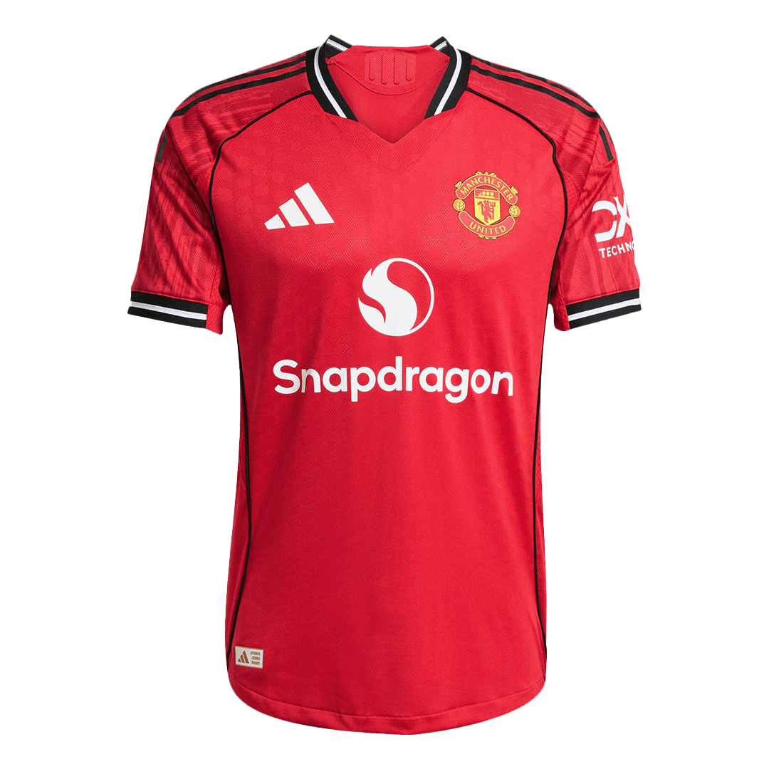 Men's Manchester United 2025/26 Player Version Home Soccer Jersey - Slim Fit product view 1