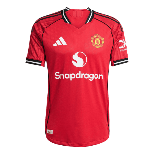 Men's Manchester United 2025/26 Player Version Home Soccer Jersey - Slim Fit product view 1