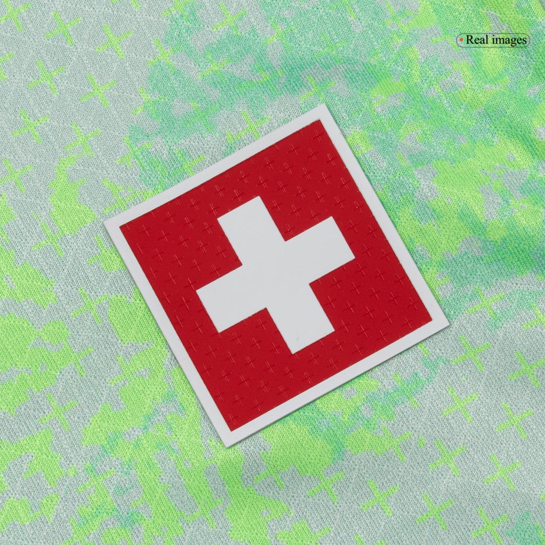 Men's Switzerland World Cup 2026 Player Version Away Soccer Jersey - Slim Fit product view 6