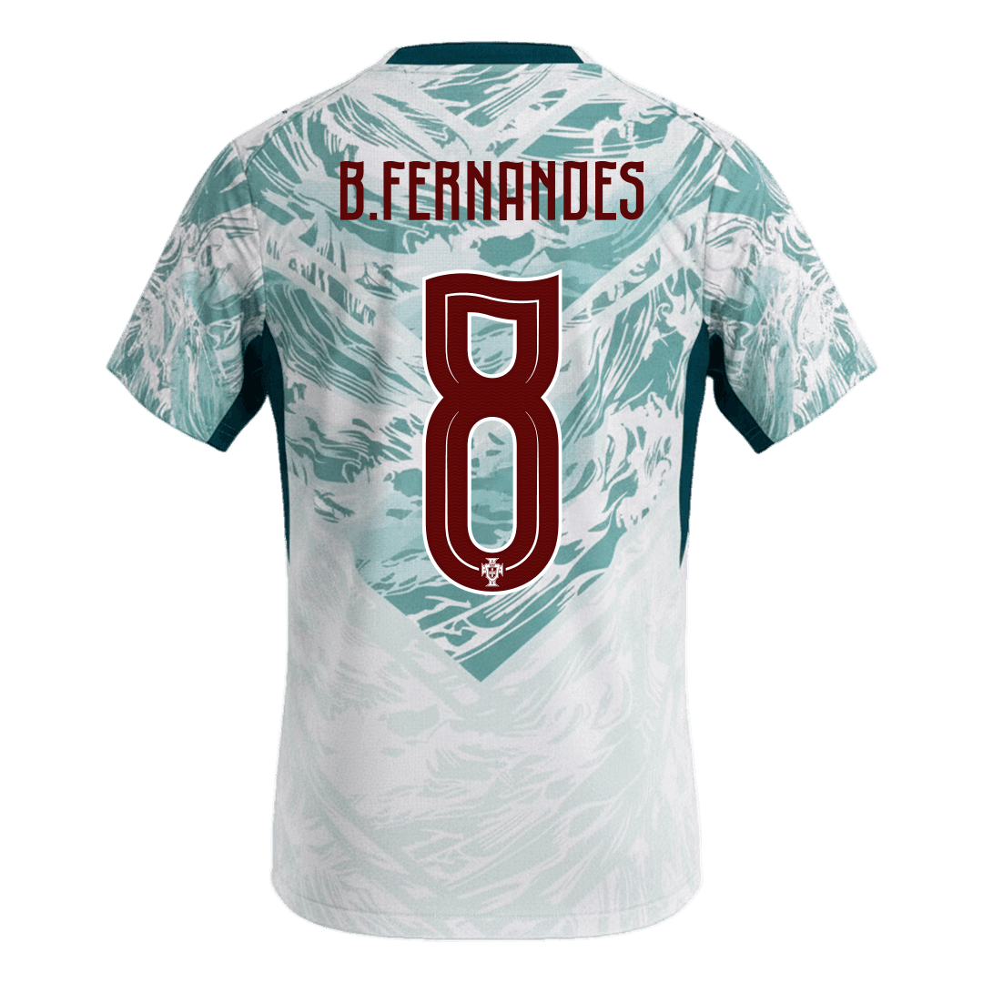 B.FERNANDES #8 Men's Portugal World Cup 2026 Away Soccer Jersey product view 3
