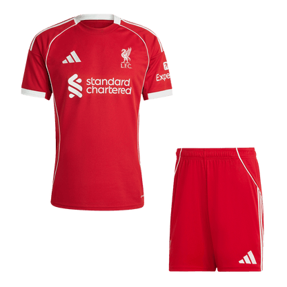 Men's Liverpool 2025/26 Home Soccer Jersey Kit