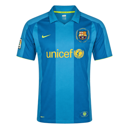 Retro Men's Barcelona 2007/08 Away Soccer Jersey product view 1