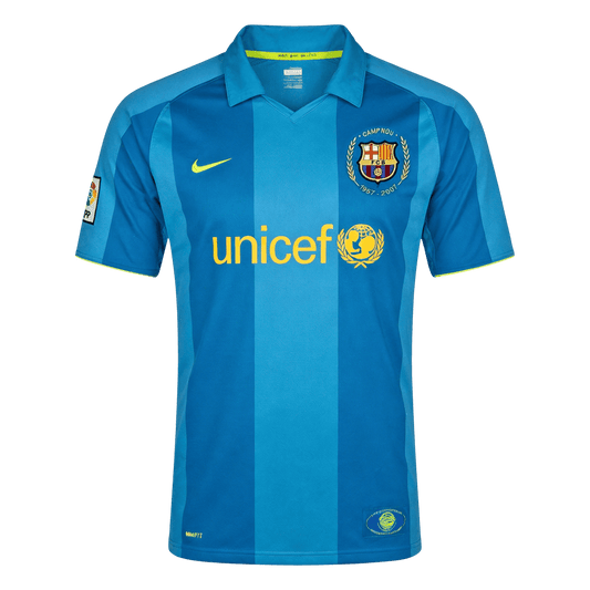 Retro Men's Barcelona 2007/08 Away Soccer Jersey product view 1