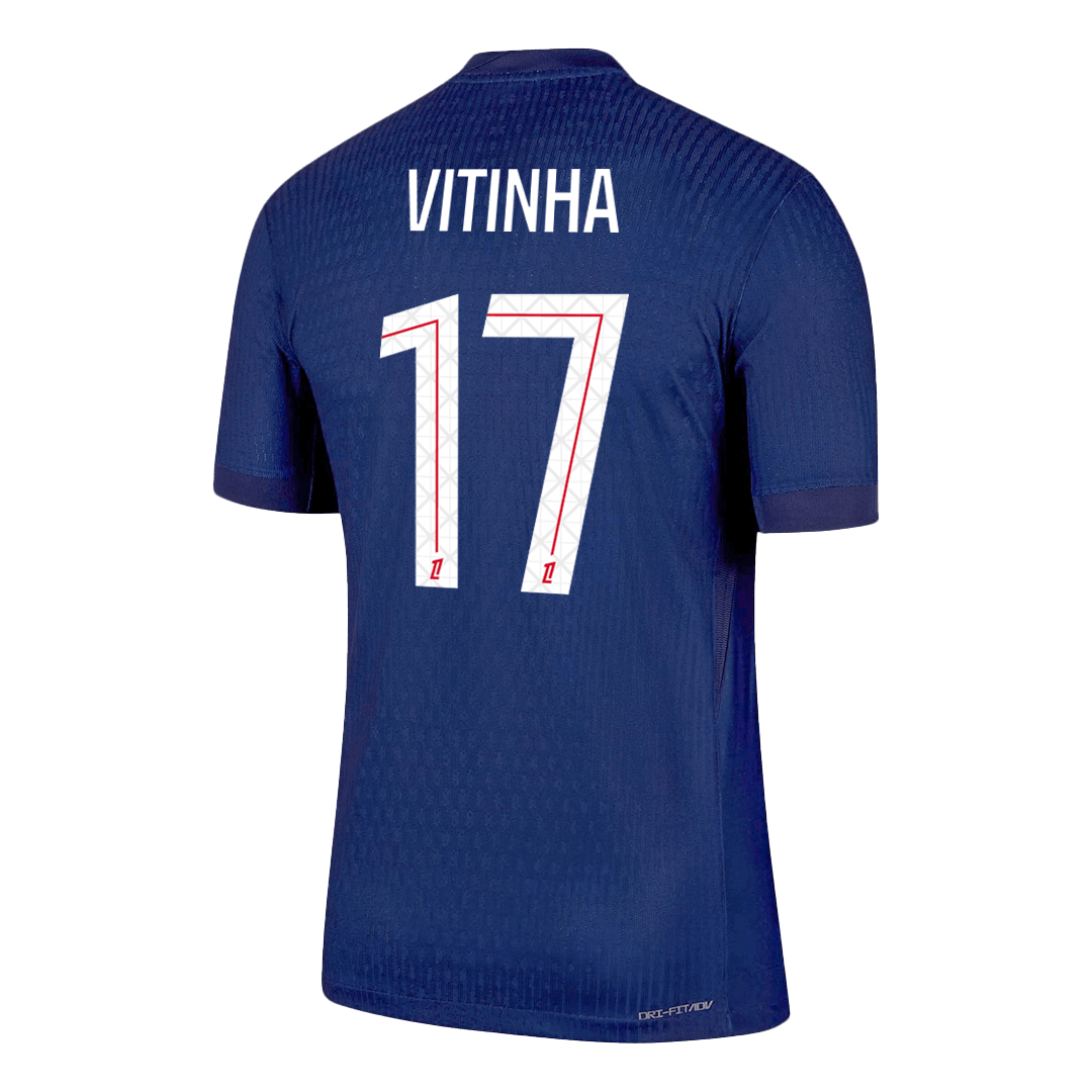 VITINHA #17 Men's PSG 2025/26 Player Version Home Soccer Jersey - Slim Fit product view 9