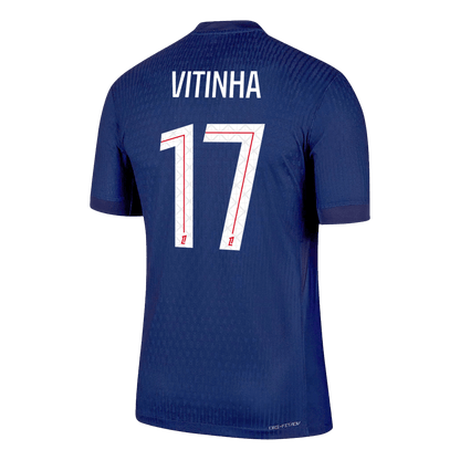 VITINHA #17 Men's PSG 2025/26 Player Version Home Soccer Jersey - Slim Fit product view 9