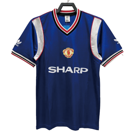 Retro Men's Manchester United 1985 Third Away Soccer Jersey